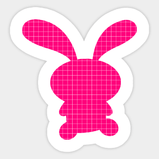 Bunny pixel art Sticker